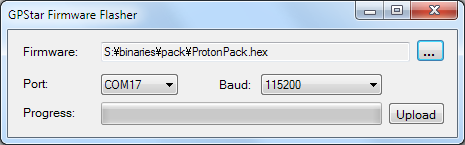GPStar firmware flasher Windows